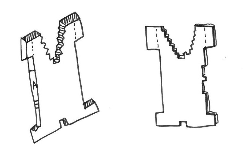 Matritze - Linotype